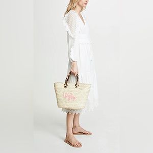 Poolside Bags Le Superette Wild Wifey Tote Bag Leopard Handles